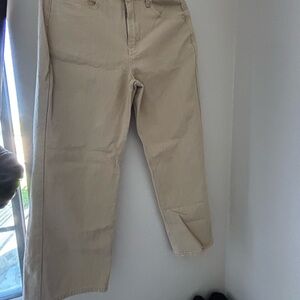 Women's Straight Leg Pants in Tan